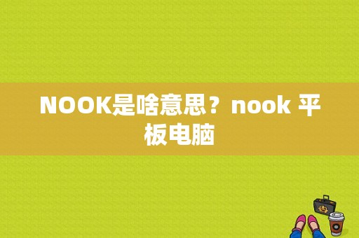 NOOK是啥意思？nook 平板电脑-图1