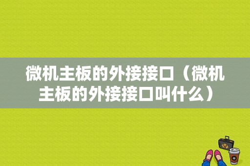 微机主板的外接接口（微机主板的外接接口叫什么）