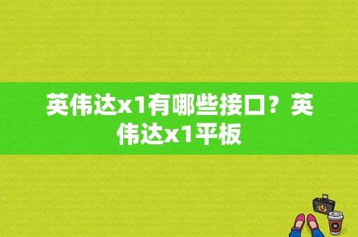 英伟达x1有哪些接口？英伟达x1平板-图1