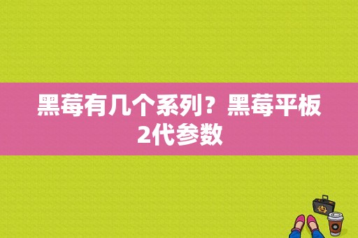 黑莓有几个系列？黑莓平板2代参数