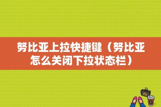 努比亚上拉快捷键（努比亚怎么关闭下拉状态栏）