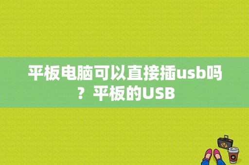 平板电脑可以直接插usb吗？平板的USB