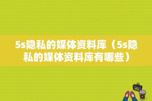5s隐私的媒体资料库（5s隐私的媒体资料库有哪些）-图1