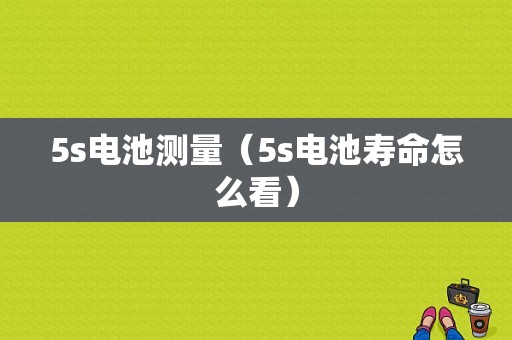 5s电池测量（5s电池寿命怎么看）-图1