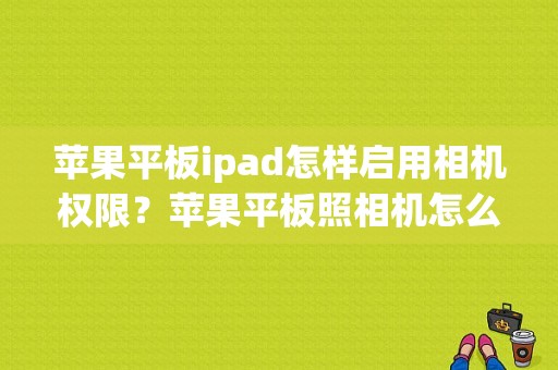 苹果平板ipad怎样启用相机权限？苹果平板照相机怎么调