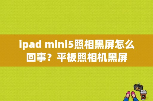 ipad mini5照相黑屏怎么回事？平板照相机黑屏