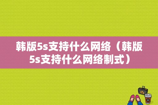 韩版5s支持什么网络（韩版5s支持什么网络制式）