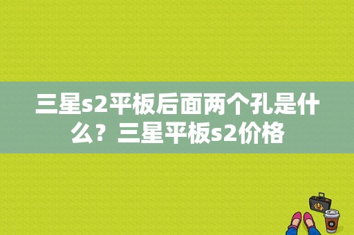 三星s2平板后面两个孔是什么？三星平板s2价格