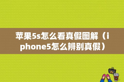 苹果5s怎么看真假图解（iphone5怎么辨别真假）-图1