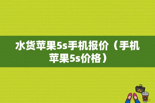水货苹果5s手机报价（手机苹果5s价格）