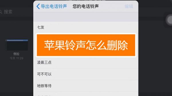 苹果手机5s导入铃声（苹果手机5s导入铃声怎么删除）