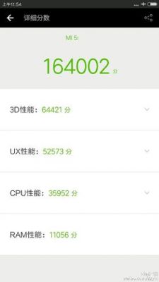 关于小米5s6跑分的信息