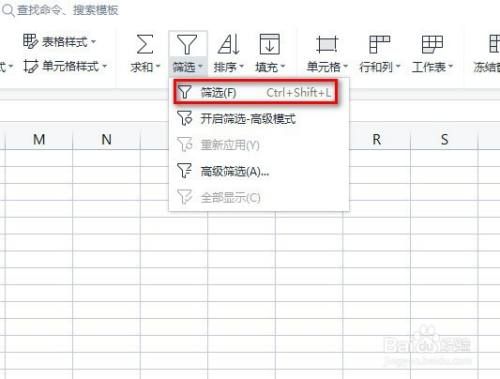 筛选菜单快捷键(筛选功能快捷键)-图1 筛选菜单快捷键(筛选功能快捷键)-图1