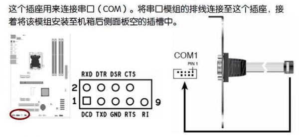 主板com母头（主板com口接法）-图2