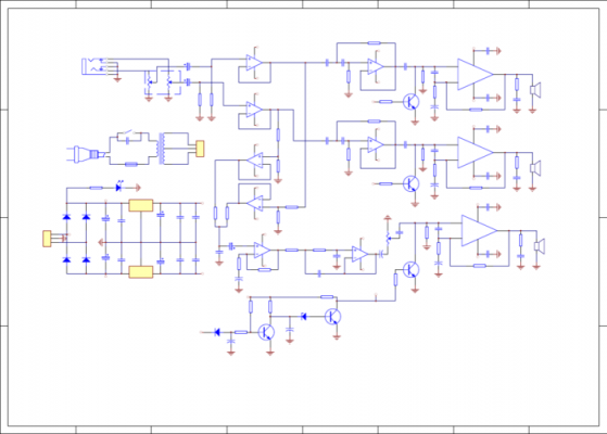 音响主板电路原理图（音响主板电路原理图详解）-图1