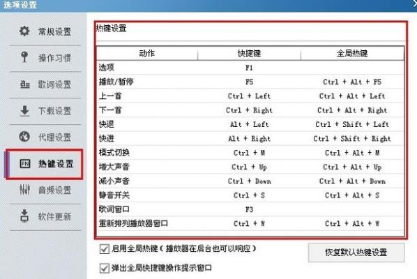 音乐里面的快捷键(音乐里面的快捷键有哪些)-图3 音乐里面的快捷键(音乐里面的快捷键有哪些)-图3
