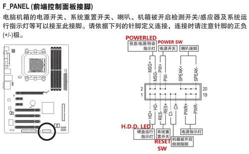 电源线与主板连接图（电源与主板接线教程）-图2